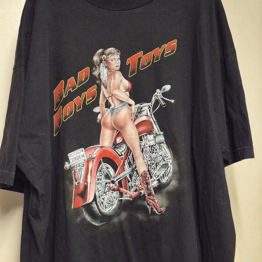 Y2K Era Bad Boys Toys Graphic Tee Shirt